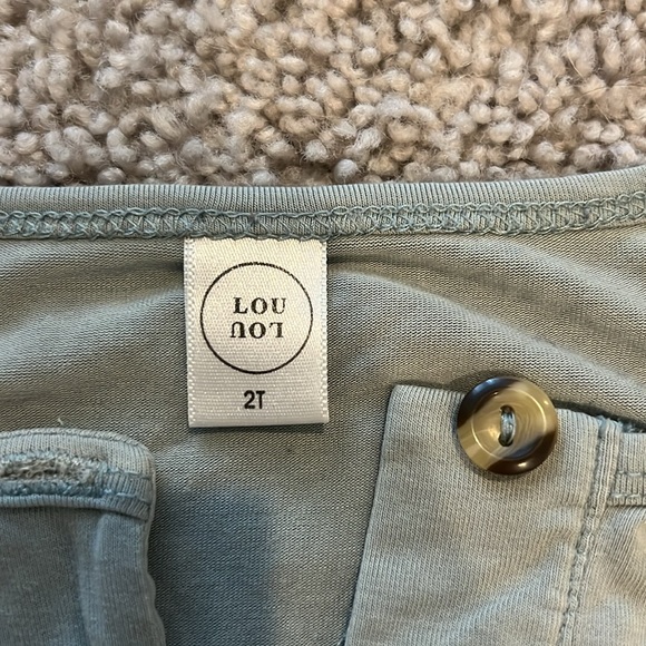 Lou Lou & company 2t top and bottoms set in sea foam green GUC. - Picture 2 of 7
